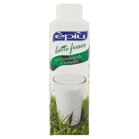 èpiù latte fresco parzialmente scremato 500 ml